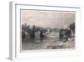 Bywell Northumberland-Thomas Allom-Framed Art Print