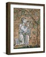 Byzantine Art, Noah Drinking Wine Mosaic, Baptistery of St. Mark's Basilica, Venice, Italy-Prisma-Framed Photographic Print