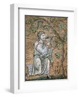 Byzantine Art, Noah Drinking Wine Mosaic, Baptistery of St. Mark's Basilica, Venice, Italy-Prisma-Framed Photographic Print
