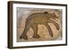 Byzantine bear mosaic, the Theater, Roman ruins of Bulla Regia, Tunisia-Nico Tondini-Framed Photographic Print