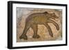 Byzantine bear mosaic, the Theater, Roman ruins of Bulla Regia, Tunisia-Nico Tondini-Framed Photographic Print