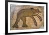 Byzantine bear mosaic, the Theater, Roman ruins of Bulla Regia, Tunisia-Nico Tondini-Framed Photographic Print