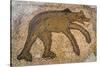 Byzantine bear mosaic, the Theater, Roman ruins of Bulla Regia, Tunisia-Nico Tondini-Stretched Canvas