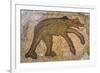 Byzantine bear mosaic, the Theater, Roman ruins of Bulla Regia, Tunisia-Nico Tondini-Framed Premium Photographic Print