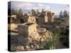 Byzantine Castle Dating from 7th Century, Ruined by Earthquake in 1222, Paphos, Cyprus-Michael Short-Stretched Canvas