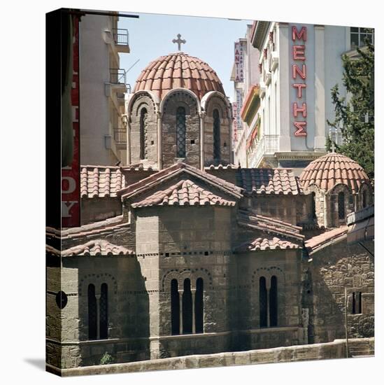 Byzantine church of Agios Eleptherios in Athens, 11th century. Artist: Unknown-Unknown-Stretched Canvas