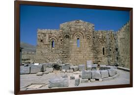 Byzantine Church of St. Paul, Acropolis, Lindos, Rhodes, Greek Islands, Greece-Nelly Boyd-Framed Photographic Print