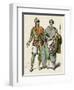 Byzantine Costume, C5, Men-null-Framed Art Print