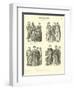 Byzantine Costumes, First Half of 6th Century-null-Framed Giclee Print