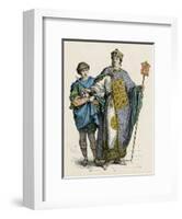 Byzantine Emperor-null-Framed Art Print