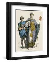 Byzantine Emperor-null-Framed Art Print