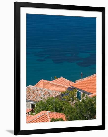 Byzantine-Genoese Castle, Lesvos, Mithymna, Northeastern Aegean Islands, Greece-Walter Bibikow-Framed Photographic Print