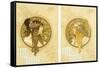 Byzantine Heads; Tetes Byzantines, 1900-Alphonse Mucha-Framed Stretched Canvas