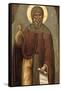 Byzantine Icon of St. Anthony. 16th Century. Byzantine Museum. Zante. Ionian Islands-null-Framed Stretched Canvas