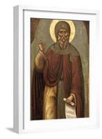 Byzantine Icon of St. Anthony. 16th Century. Byzantine Museum. Zante. Ionian Islands-null-Framed Giclee Print