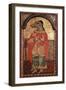 Byzantine icon of St Christopher with a dog's head. Artist: Unknown-Unknown-Framed Giclee Print