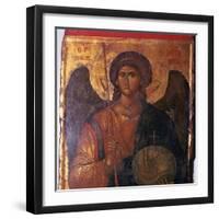 Byzantine icon of the Archangel Michael, 14th century. Artist: Unknown-Unknown-Framed Giclee Print