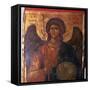 Byzantine icon of the Archangel Michael, 14th century. Artist: Unknown-Unknown-Framed Stretched Canvas