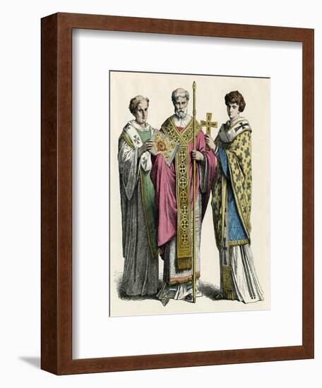 Byzantine Men, C5-null-Framed Art Print