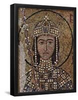 Byzantine Mosaizist to 1122 (Mosaics in the Hagia Sophia, Szene: Portrait of Alexios, son of Empero-null-Framed Poster