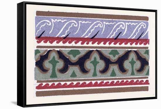 Byzantine Ornament-null-Framed Stretched Canvas