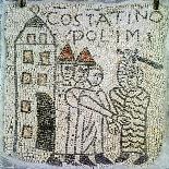 Courtiers by a Fountain (Mosaic)-Byzantine-Giclee Print