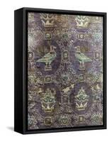Byzantine Silk Textiles Dating from 10th Century, Conques, France-Richard Ashworth-Framed Stretched Canvas