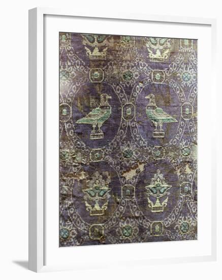 Byzantine Silk Textiles Dating from 10th Century, Conques, France-Richard Ashworth-Framed Photographic Print
