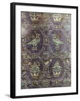 Byzantine Silk Textiles Dating from 10th Century, Conques, France-Richard Ashworth-Framed Photographic Print