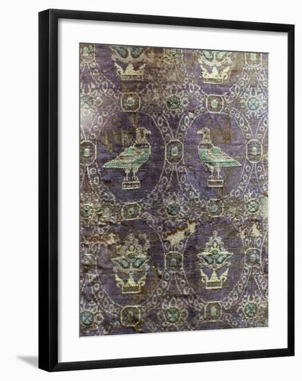 Byzantine Silk Textiles Dating from 10th Century, Conques, France-Richard Ashworth-Framed Photographic Print