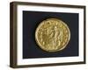 Byzantine Solid Gold Coin Bearing Image of Winged Victory-null-Framed Giclee Print