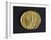 Byzantine Solid Gold Coin Bearing Image of Winged Victory-null-Framed Giclee Print