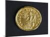 Byzantine Solid Gold Coin Bearing Image of Winged Victory-null-Mounted Giclee Print