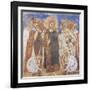 Byzantine Style Frescos Depicting Stories of the New Testament, Detail Representing Christ Mocked-null-Framed Giclee Print