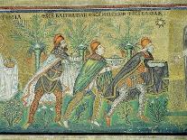 The Three Angels, Detail of the Hospitality of Abraham and the Sacrifice of Isaac, 6th Century-Byzantine-Giclee Print
