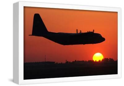 C-130 Hercules (Take Off in Sunset) Art Poster Print | AllPosters.com
