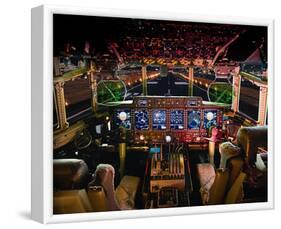 C-130 with digital glass cockpit-null-Framed Art Print