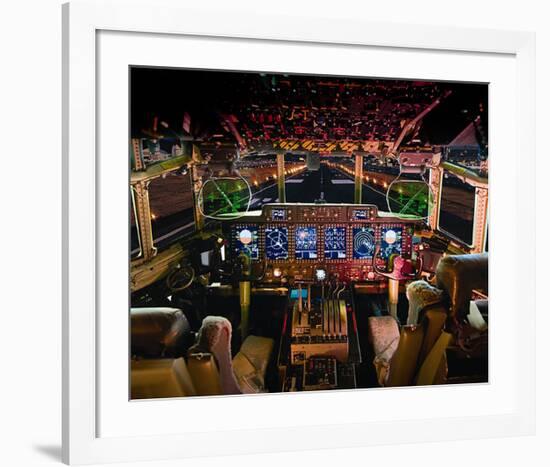 C-130 with digital glass cockpit-null-Framed Art Print