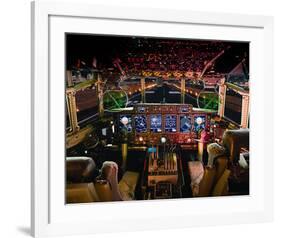 C-130 with digital glass cockpit-null-Framed Art Print