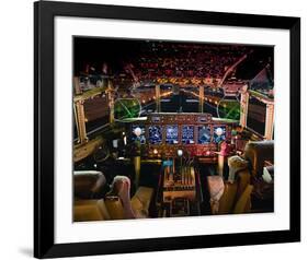 C-130 with digital glass cockpit-null-Framed Art Print