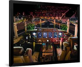 C-130 with digital glass cockpit-null-Framed Art Print