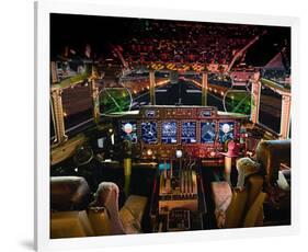 C-130 with digital glass cockpit-null-Framed Art Print