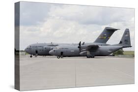 C-130J Super Hercules with a C-17 Globemaster-null-Stretched Canvas