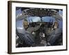 C-17 Globemaster III Pilots Practice Low-level Flying-Stocktrek Images-Framed Photographic Print