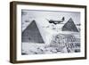 C-47 Flying over Egypt's Pyramids, 1943-American Photographer-Framed Giclee Print