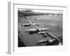 C-47S Unloading at Tempelhof Airport During the Berlin Airlift, June-August 1948-null-Framed Photo