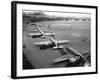 C-47S Unloading at Tempelhof Airport During the Berlin Airlift, June-August 1948-null-Framed Photo