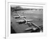 C-47S Unloading at Tempelhof Airport During the Berlin Airlift, June-August 1948-null-Framed Photo