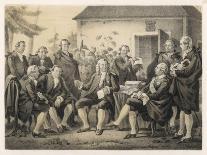 Gustav Vasa Persuading the Elders of Lubeck-CA Dahlstrom-Framed Art Print
