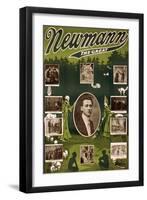 C.A. George Newmann, American Hypnotist-Science Source-Framed Giclee Print